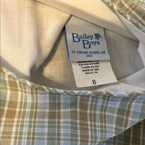 The Bailey Boys plaid dress size 8 - Picture 5 of 6